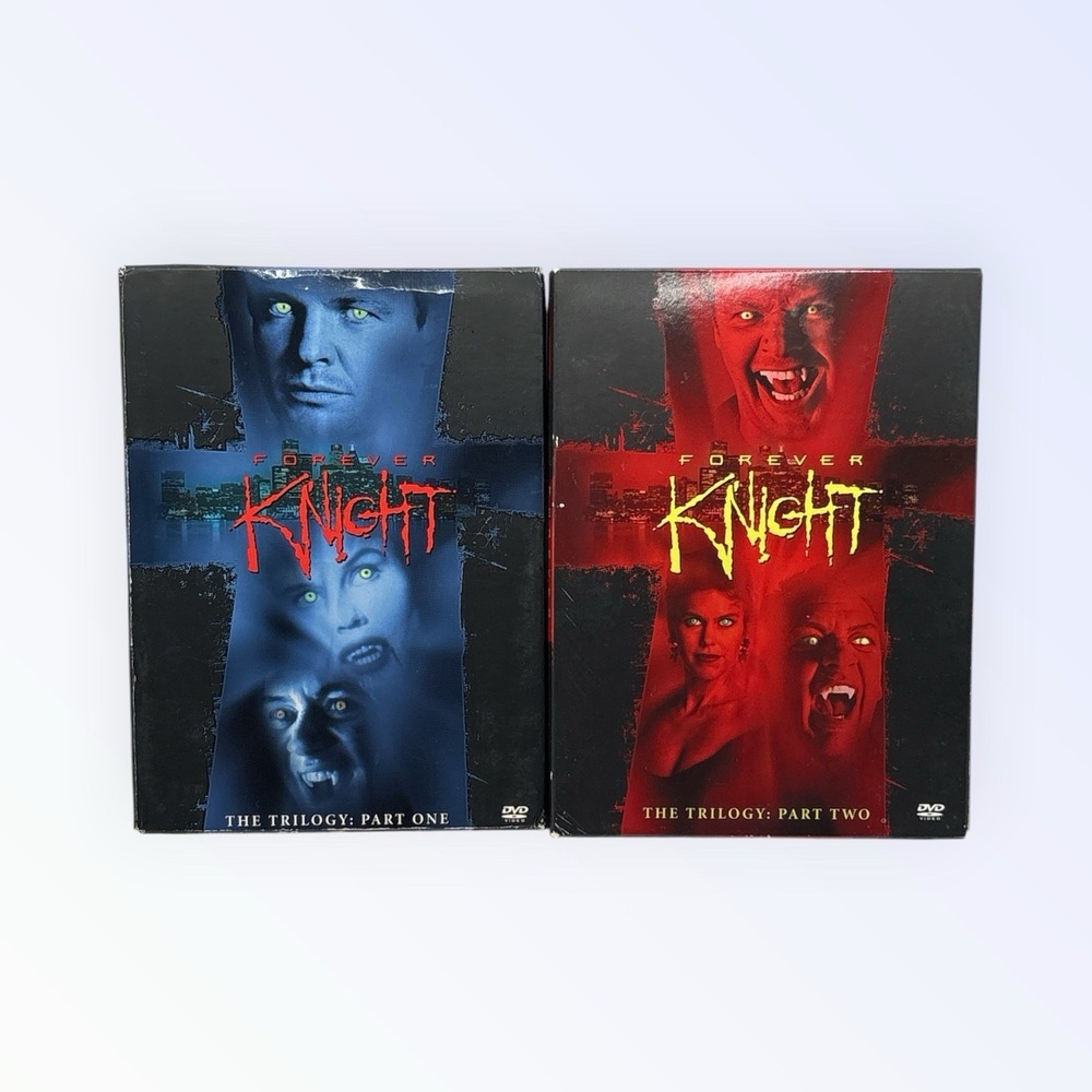 Rare Forever Knight The Trilogy Part‎ 1 & 2 DVD Set Complete